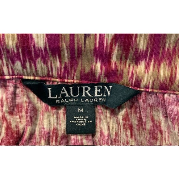 Ralph Lauren Cold-Shoulder Blouse -- Size MEDIUM - Picture 4 of 6